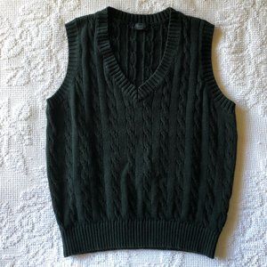 John Galt Green Marlena Sweater Vest